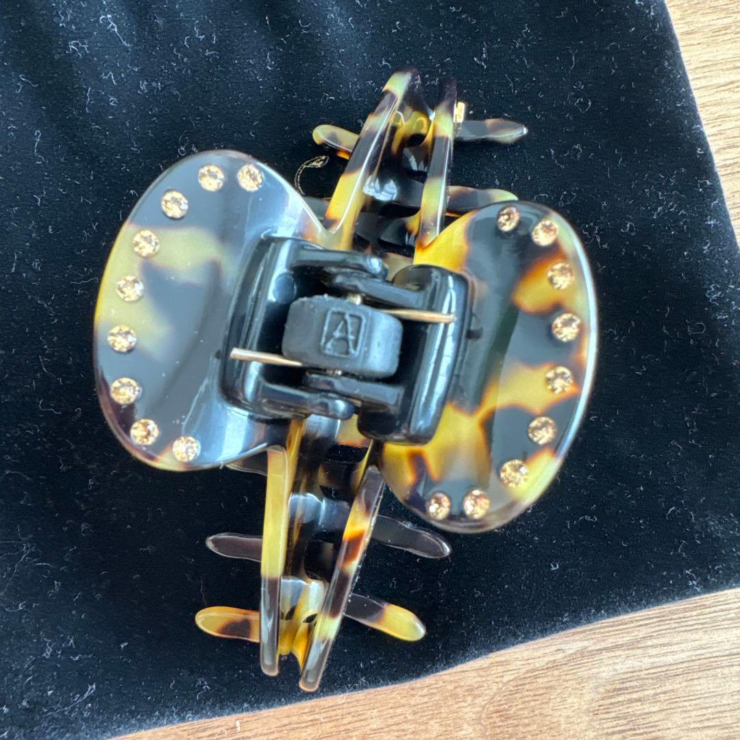 ALEXANDRE DE PARIS べっ甲柄 ヘアクリップサイズM