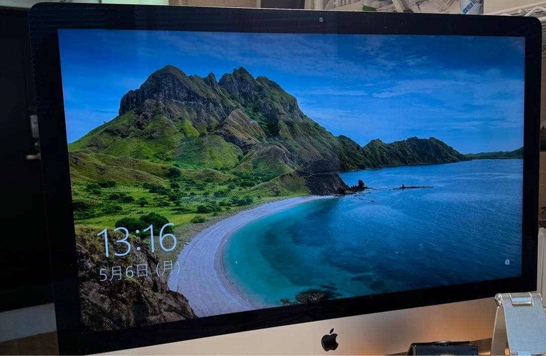 iMac 27インチ　2017 5K vesa エルゴトロンモニターアーム付き