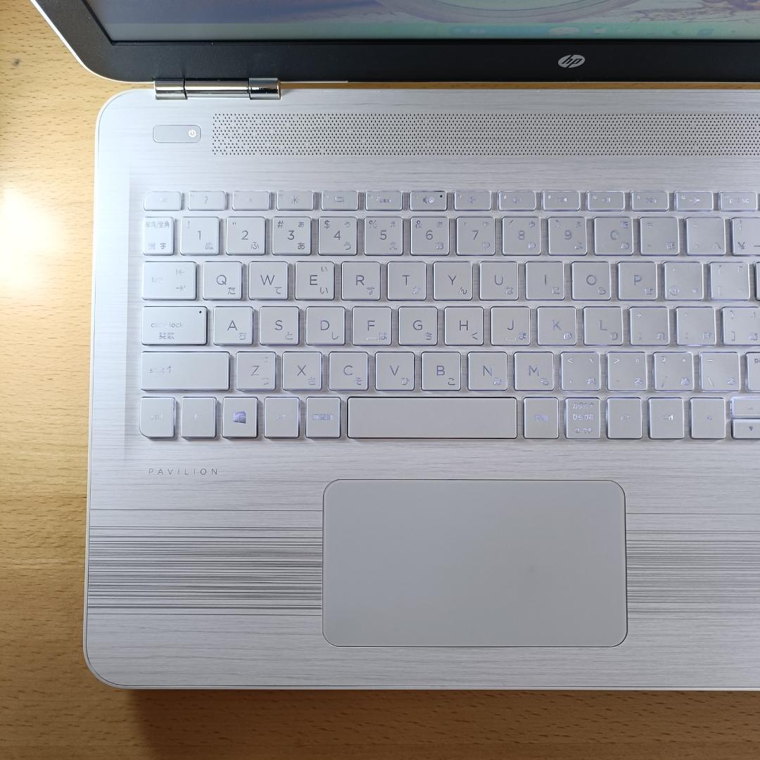 ノートPC Windows11 Core i7 SSD メモリ16GB HP 白