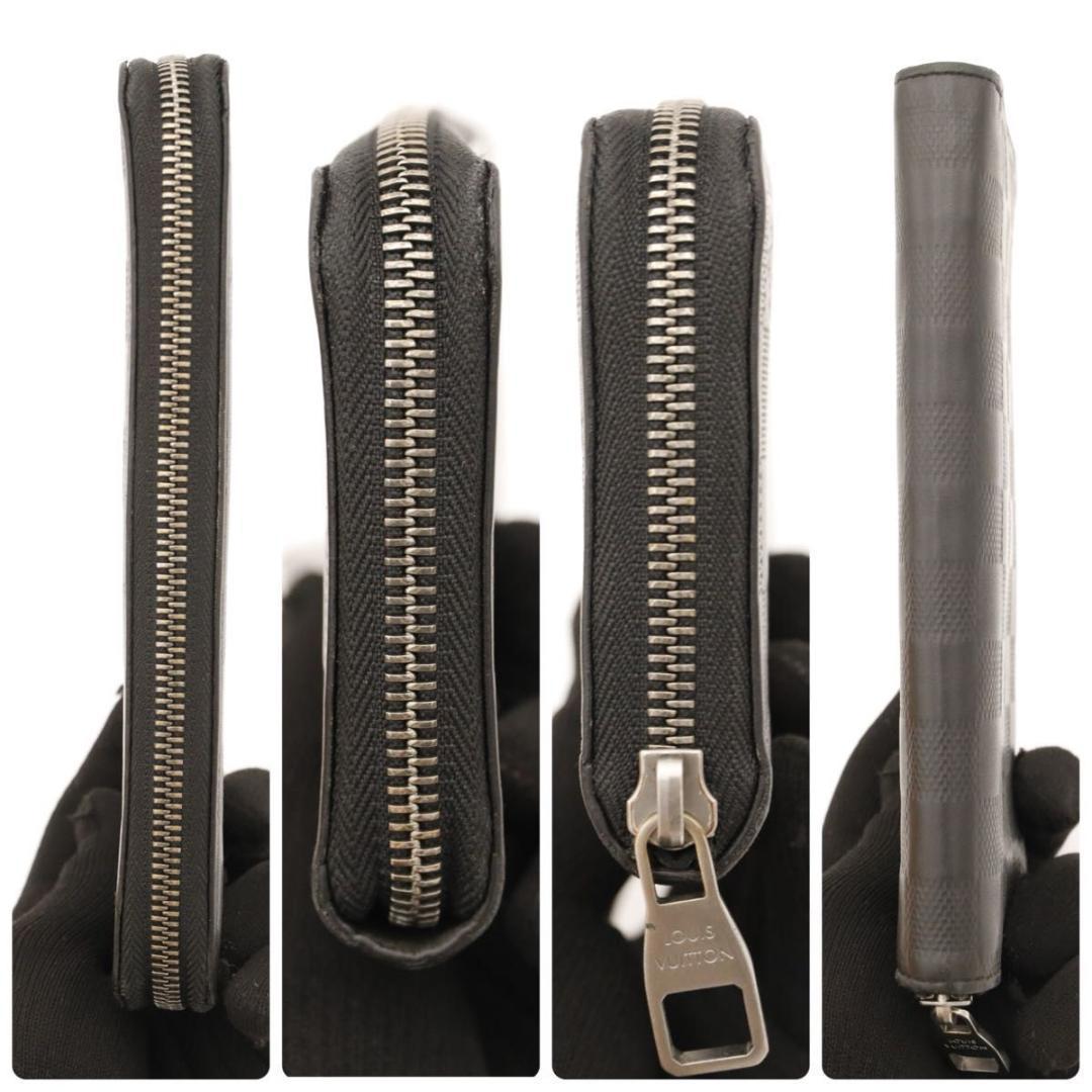 ルイヴィトン ダミエ ヴェルティカル ジッピーウォレット レザー N63548