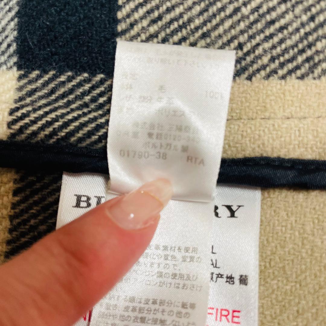 【希少】BURBERRY 2WAYダッフルコート ギガチェック S相当