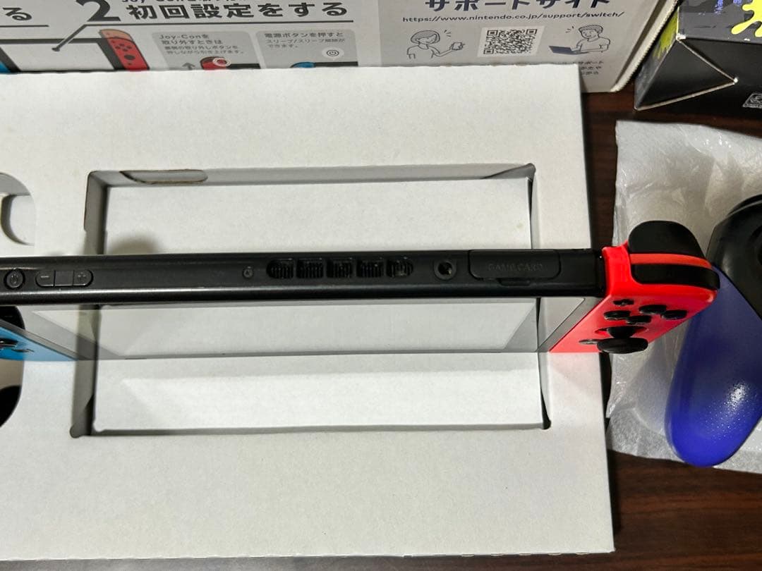 【動作品・プロコン付き】 ニンテンドー Switch 本体 レッド ブルー