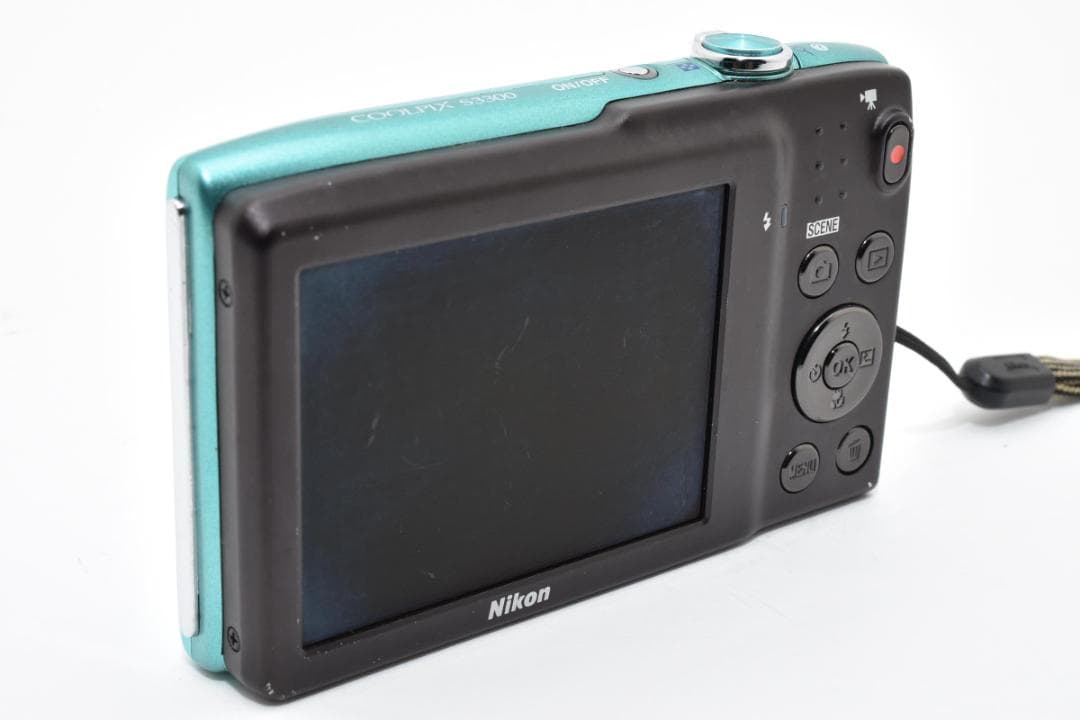 【美品】Nikon COOLPIX S3300 ミントブルー　動作確認済