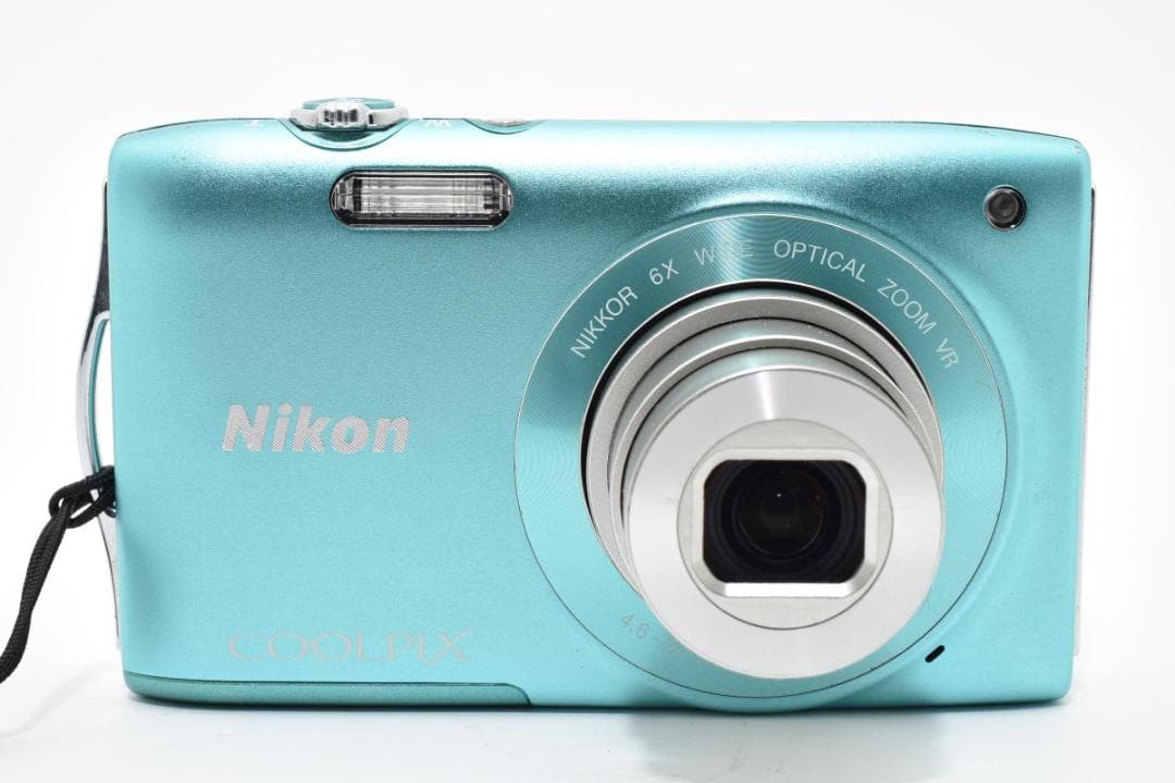 【美品】Nikon COOLPIX S3300 ミントブルー　動作確認済
