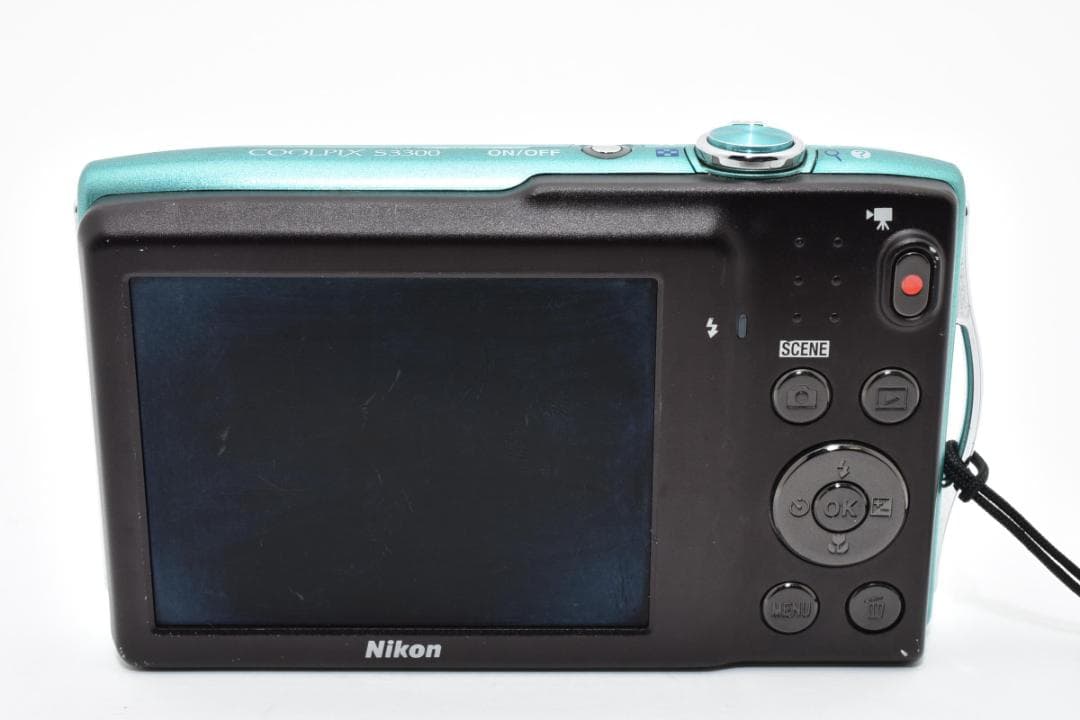 【美品】Nikon COOLPIX S3300 ミントブルー　動作確認済