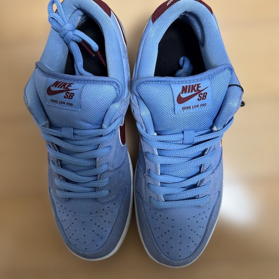 Nike Dunk Low Pro ブルー/バーガンディ　フィリーズ