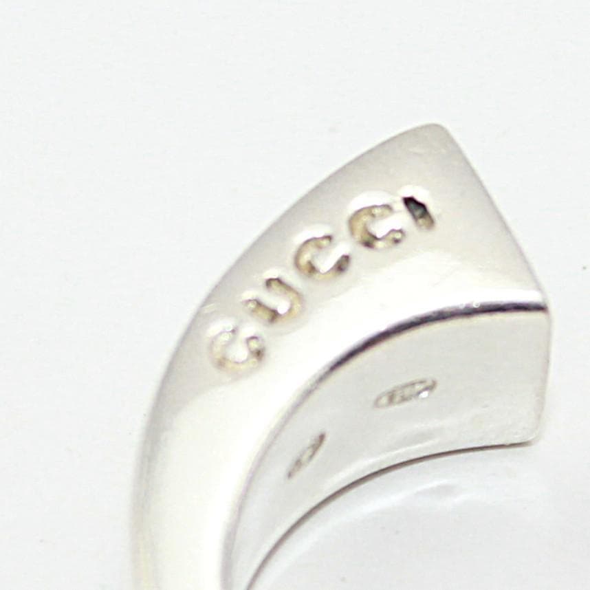 美品 GUCCI グッチ ツイスト アメジスト シルバー リング 指輪 9号