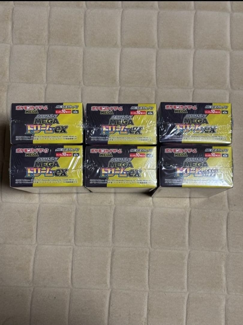 ポケモンカード MEGAドリームEX 6BOX　シュリンク付き