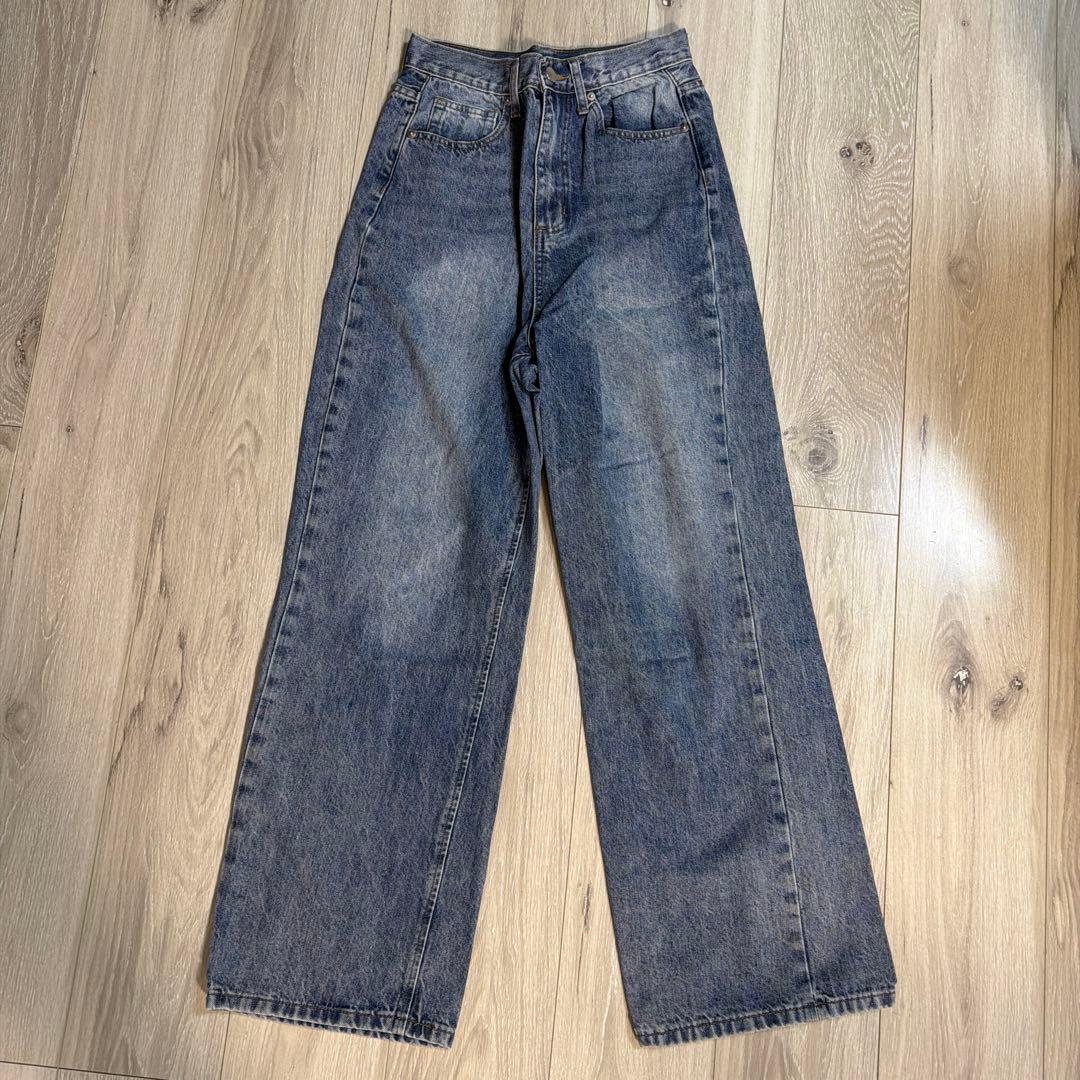 TWWデニム S/M long 2(g+c) 骨格ウェーブ