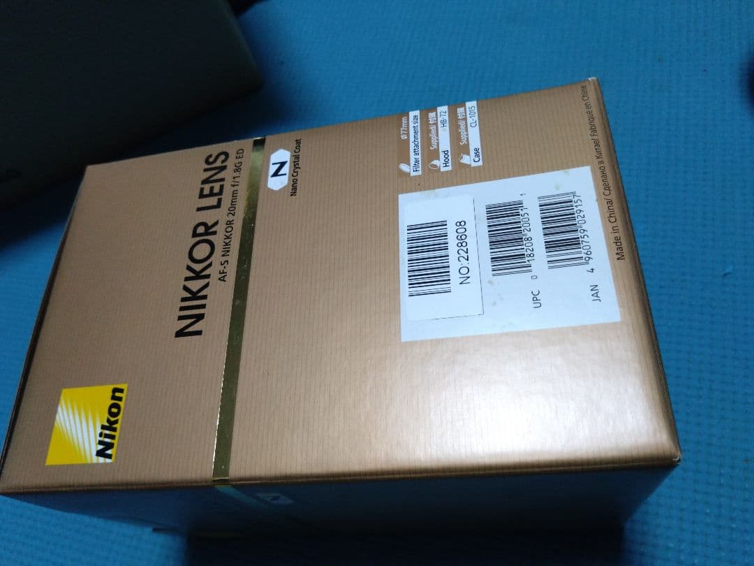 レンズ(単焦点) AF-S NIKKOR 20mm f/1.8G ED