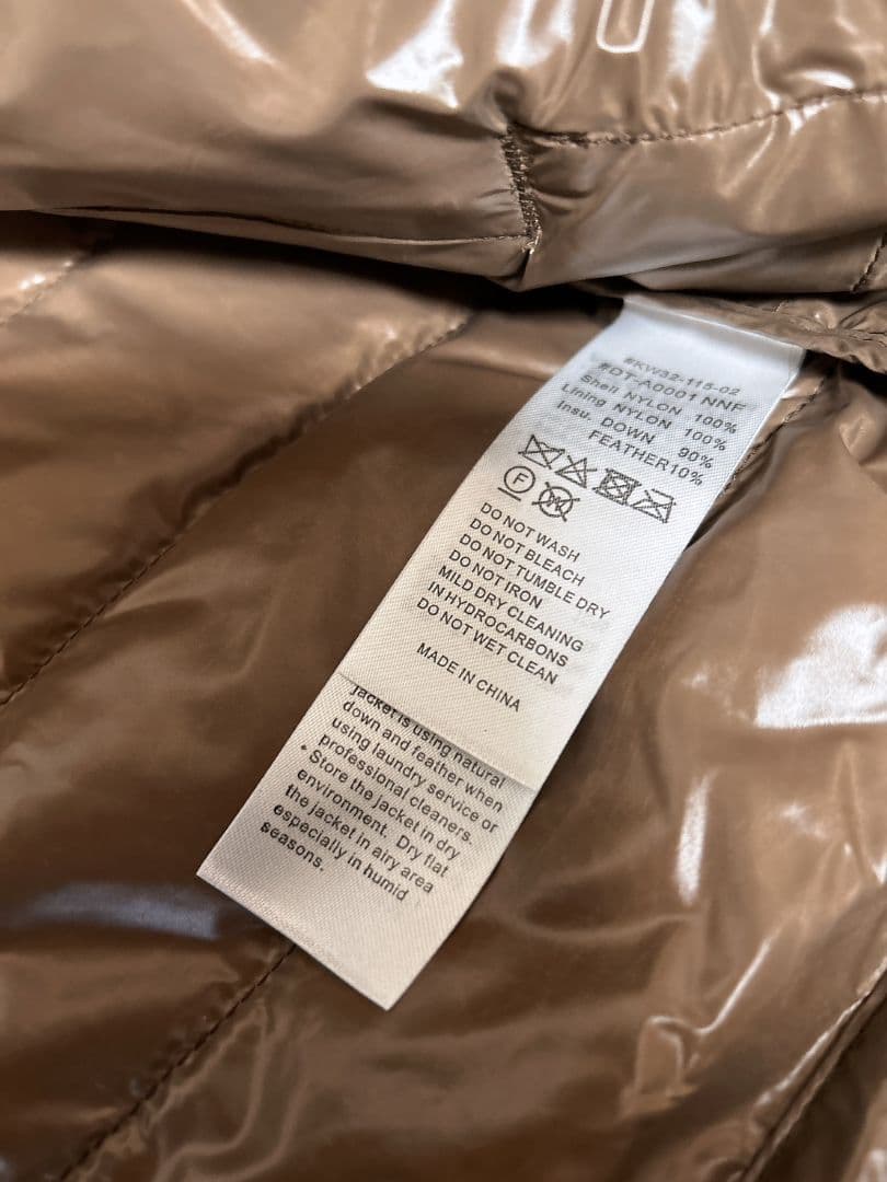 新品未使用　DANTON インナーダウン クルーネックジャケット　ダントン