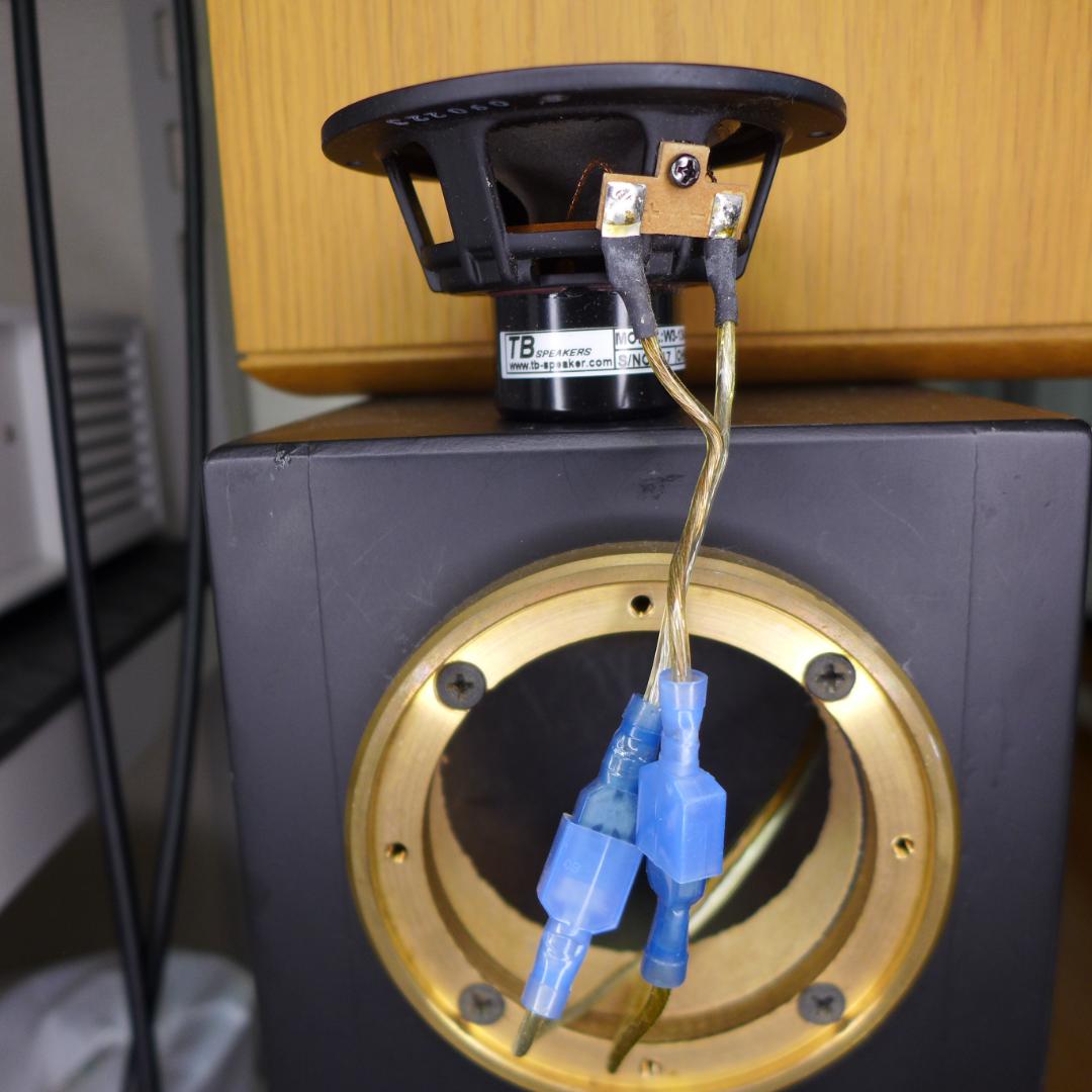 自作　フルレンジ　バックロードホーン　Tang Band　W3-1364SA