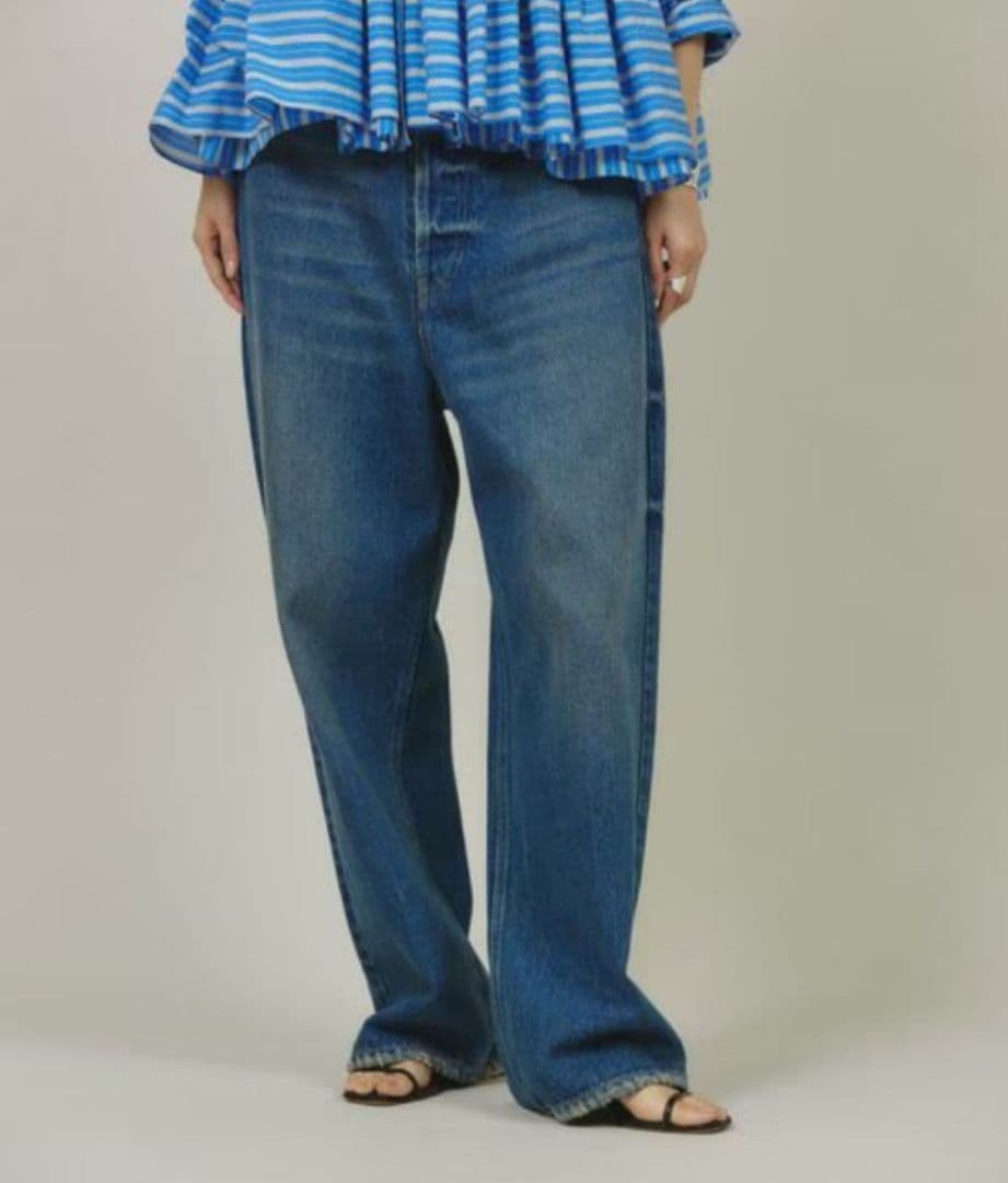 Curensology カレンソロジー 〈&RC〉ワイドルーズデニムパンツ 36