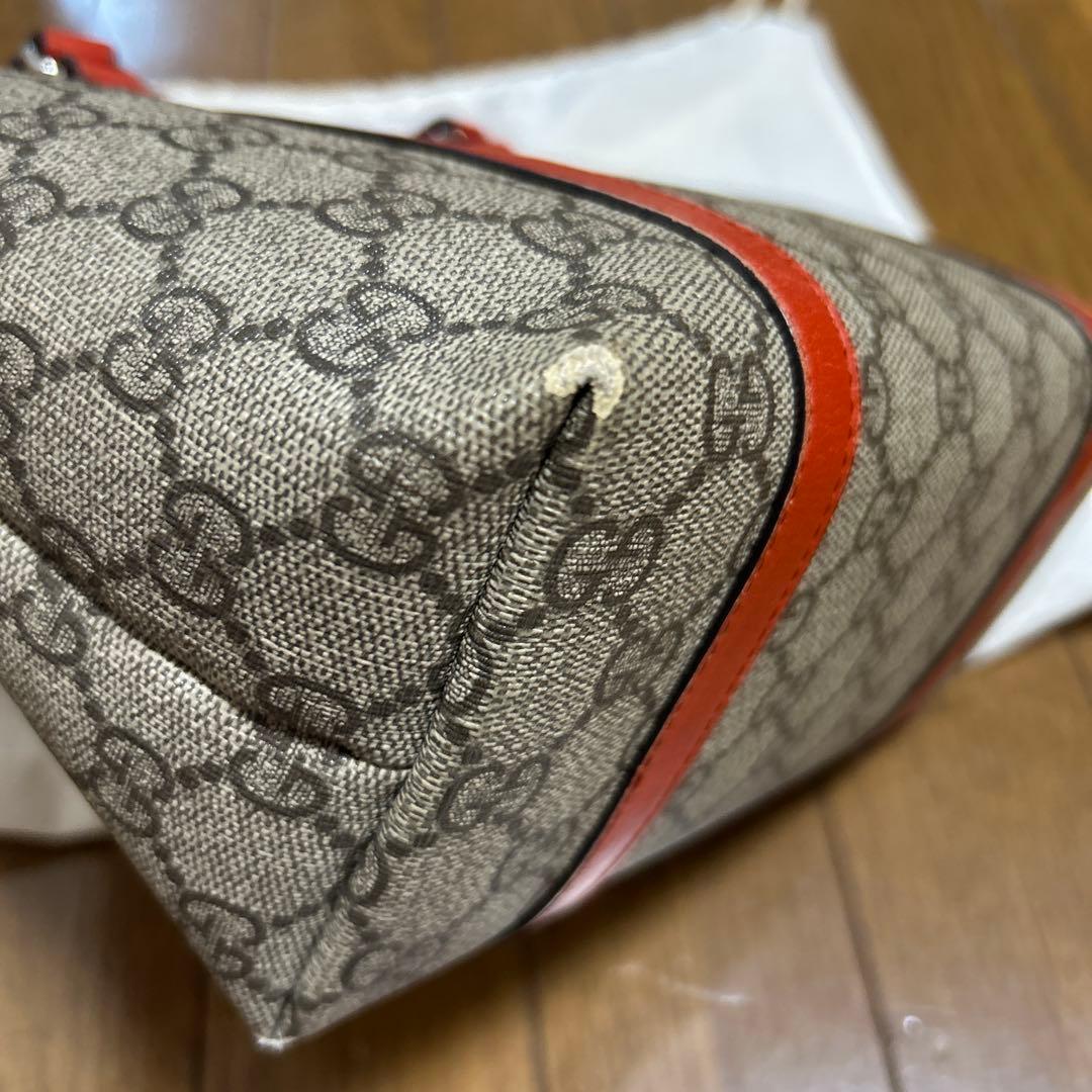 グッチ　キッズライン　マザーズバッグ GGスプリームキャンバス