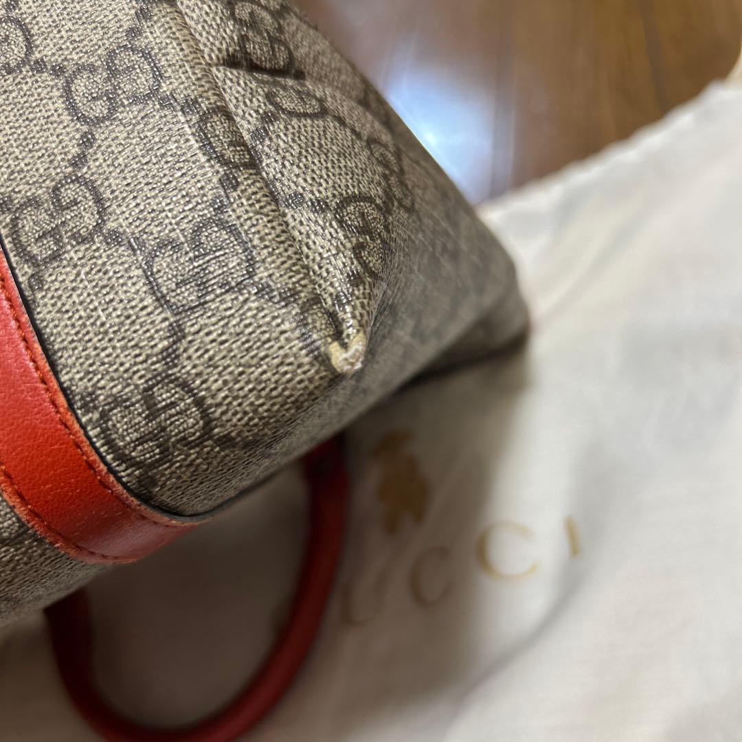 グッチ　キッズライン　マザーズバッグ GGスプリームキャンバス