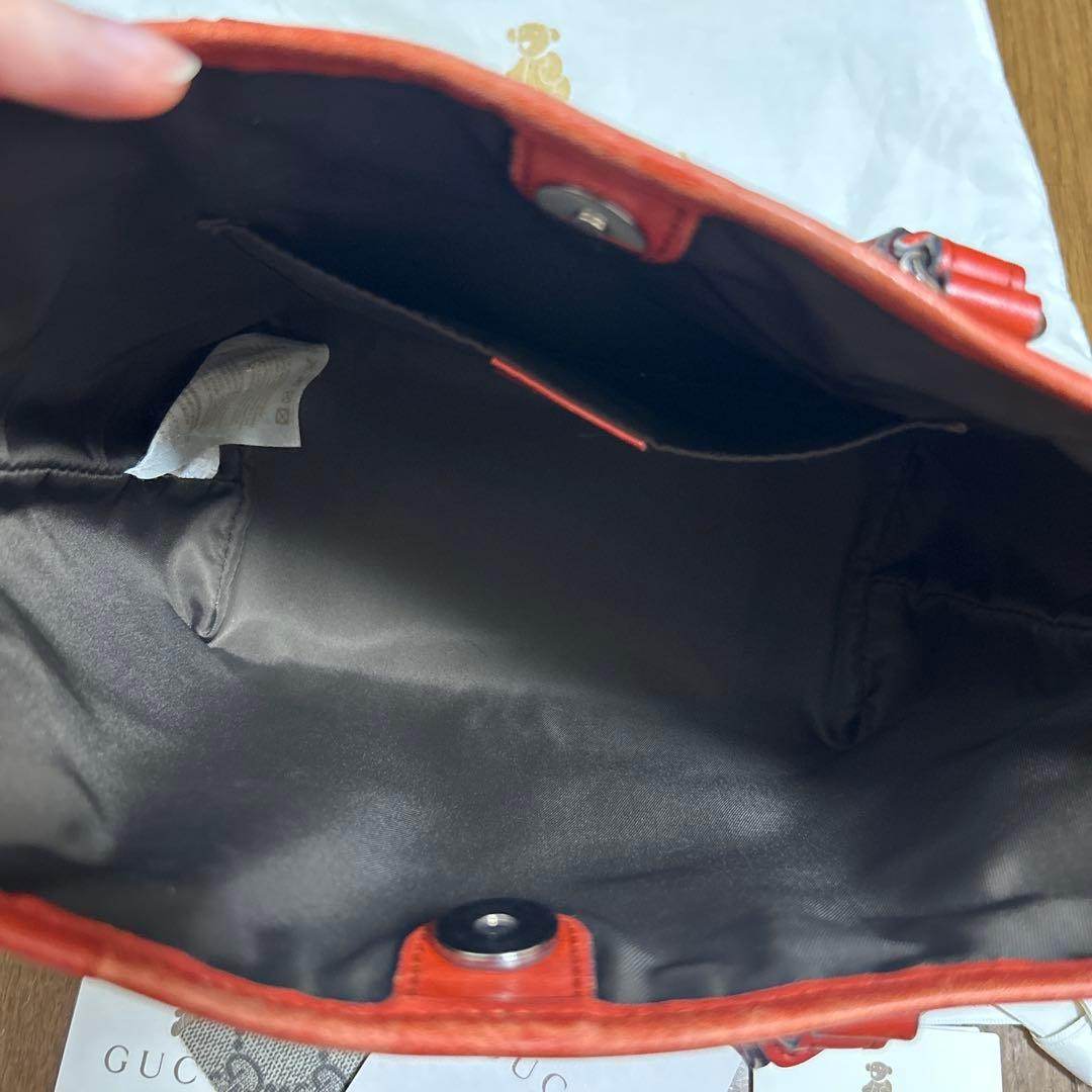 グッチ　キッズライン　マザーズバッグ GGスプリームキャンバス