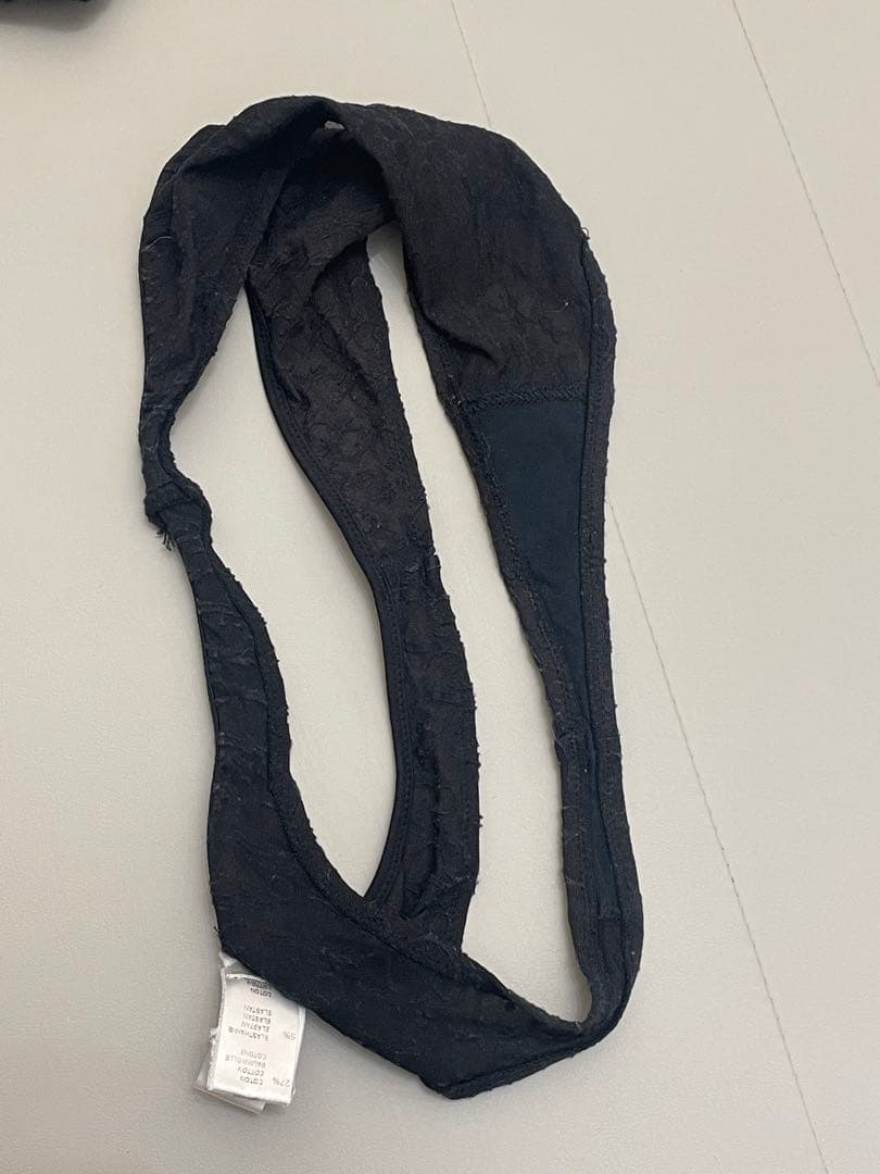 Christian Dior 黒　トロッター柄　ブラショーツセット