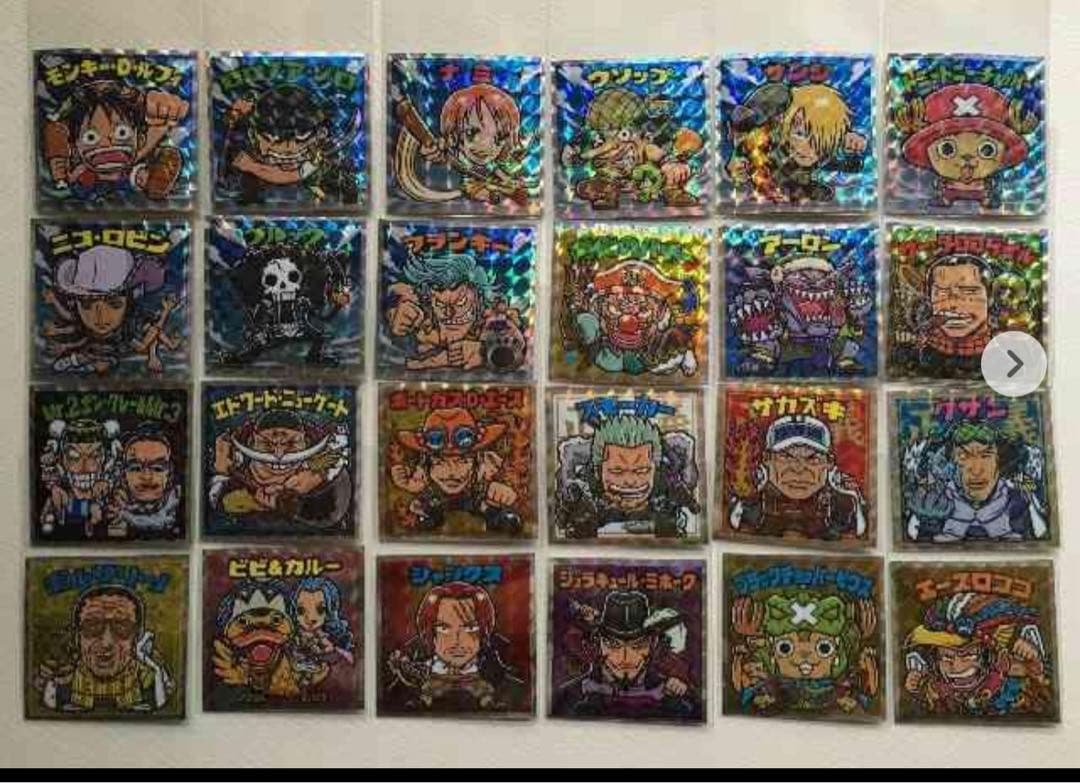 ★ワンピースマンコレクターシール 超新星編 全2 4種 フルコン