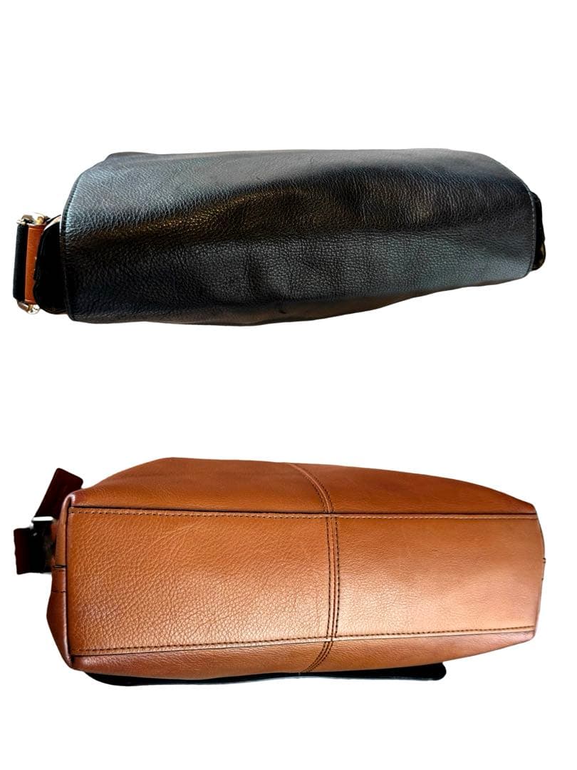 【まさデップさま専用】バイカラー フラップ レザー ショルダーメッセンジャー