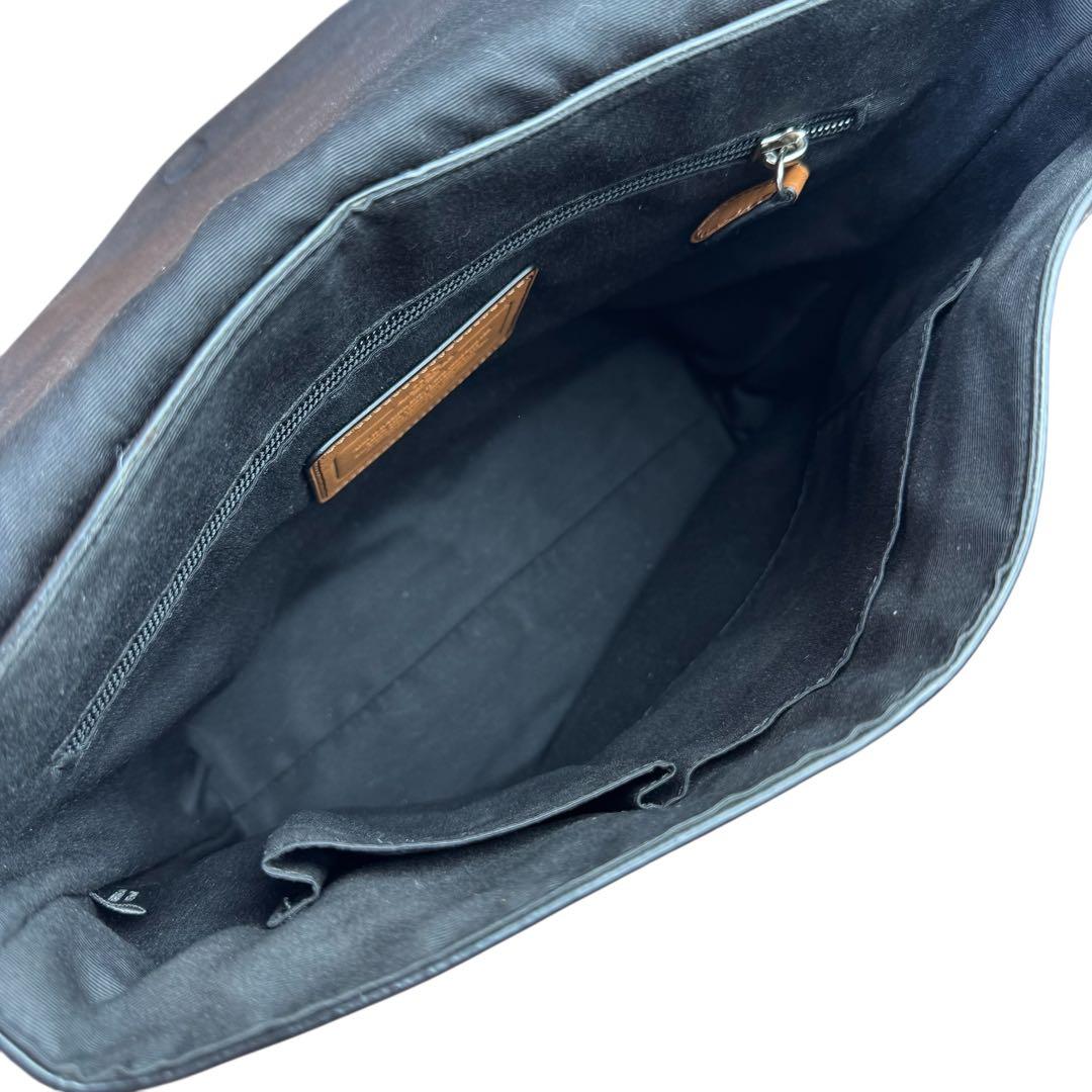 【まさデップさま専用】バイカラー フラップ レザー ショルダーメッセンジャー