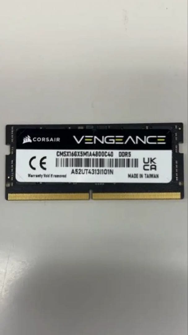 Corsair Vengeance DDR5 16GBメモリー