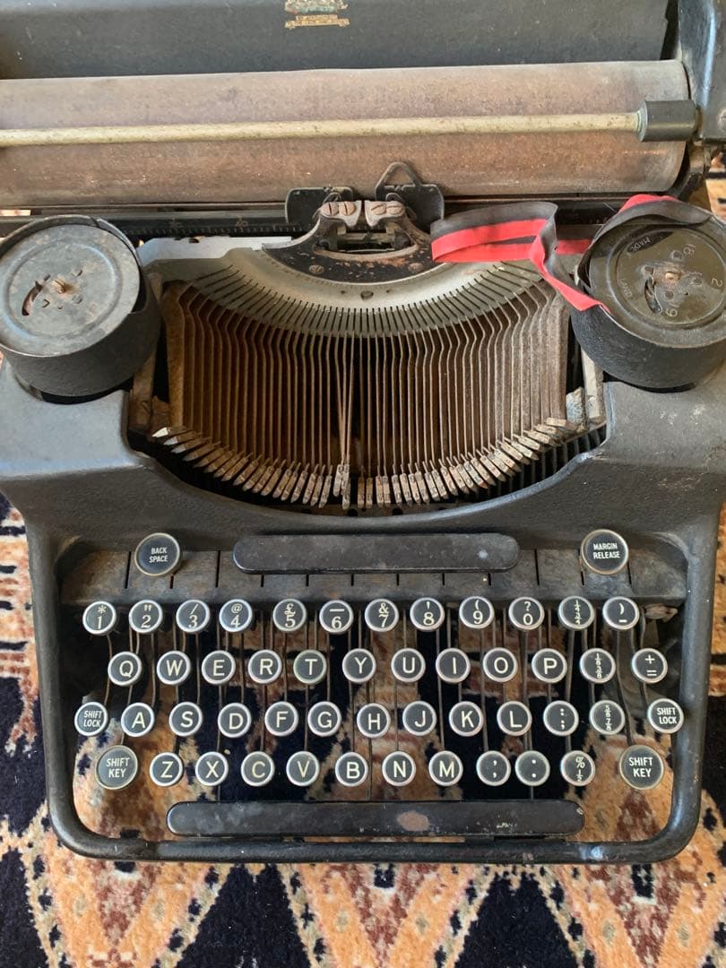 イギリス　アンティーク　40s50s タイプライター