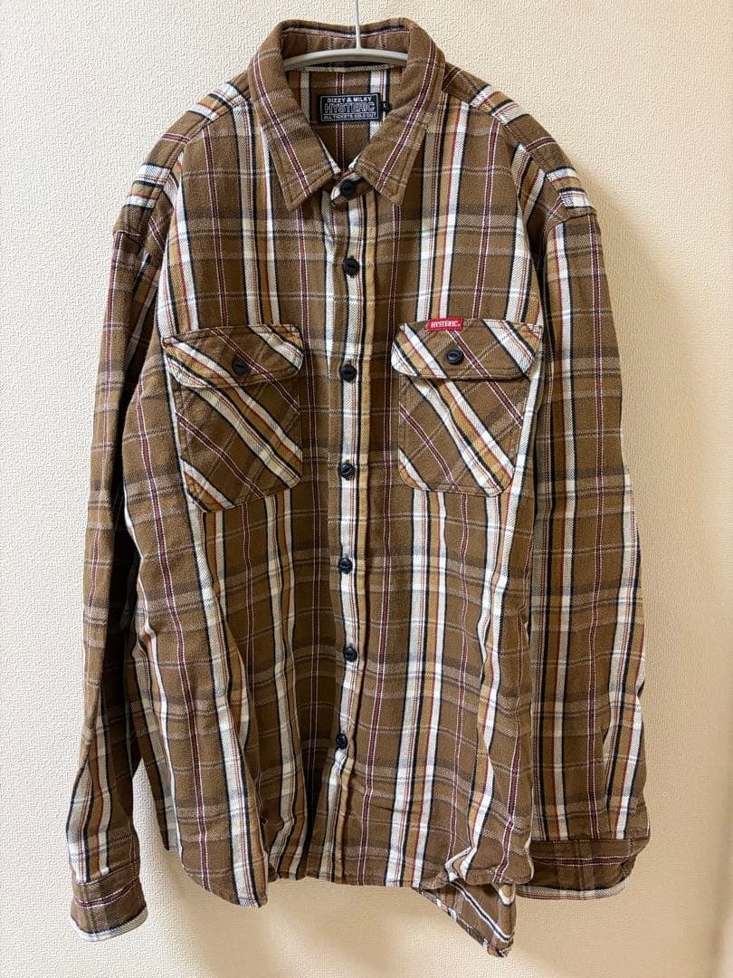 ヒステリックグラマー　チェックシャツ L