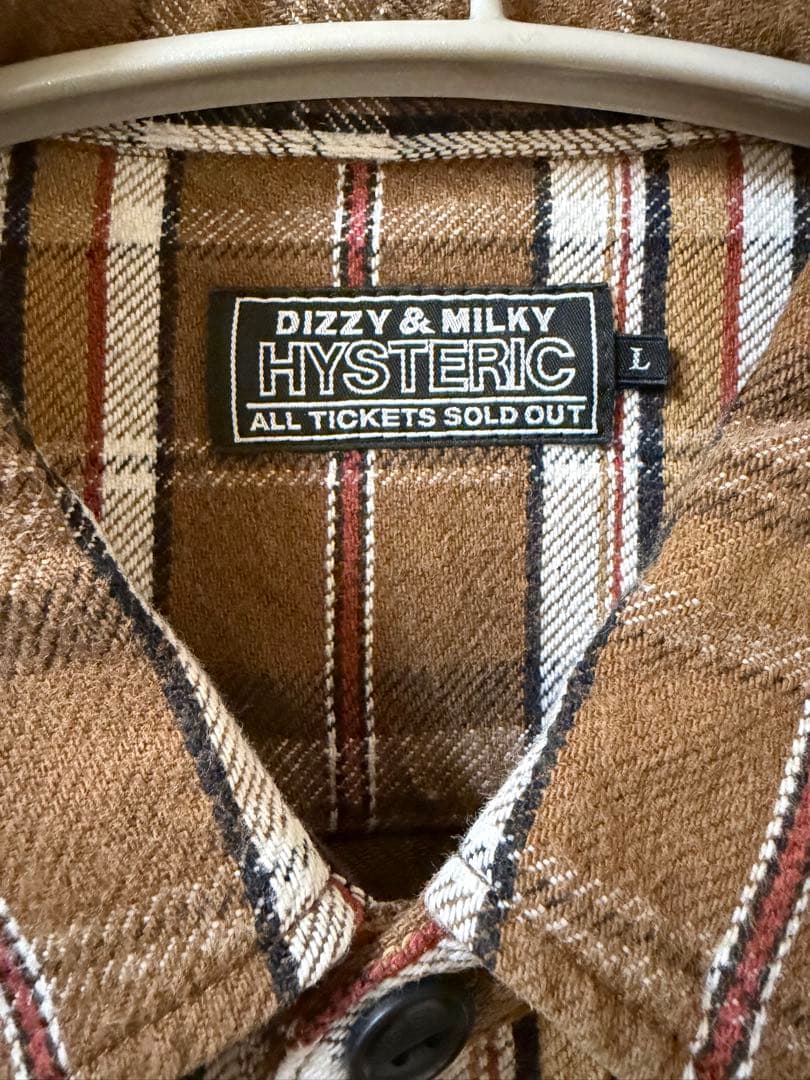 ヒステリックグラマー　チェックシャツ L