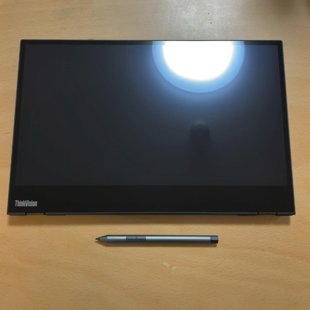 ThinkVision M14t gen1 USB-C タッチ対応　ペン付