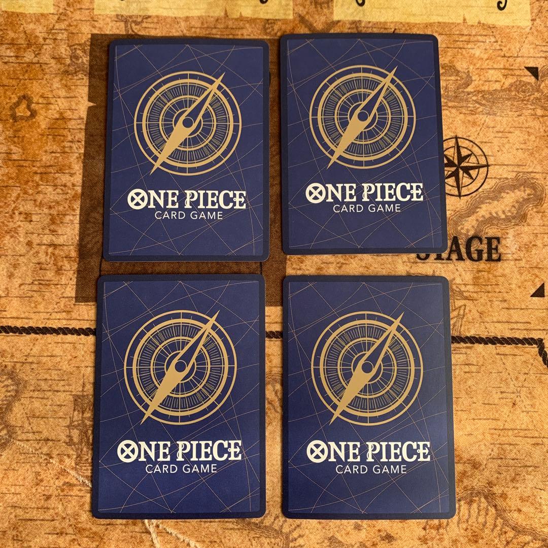 ワンピース カードゲーム キャラクターカード 4枚セット