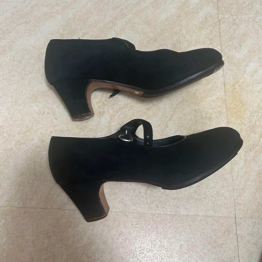 Gallardo 38.5 黒スエード メルセデス プロ仕様