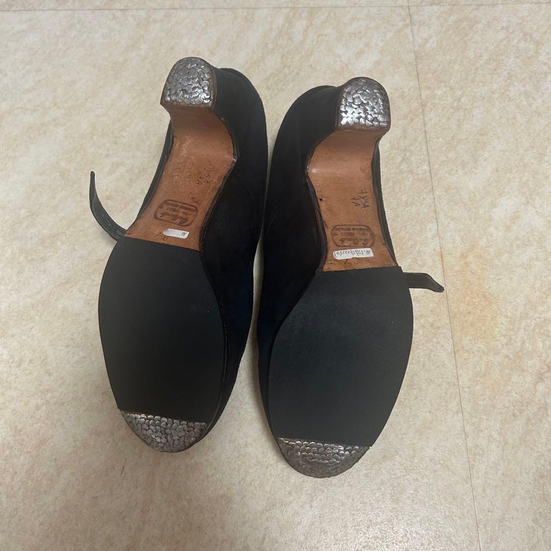 Gallardo 38.5 黒スエード メルセデス プロ仕様