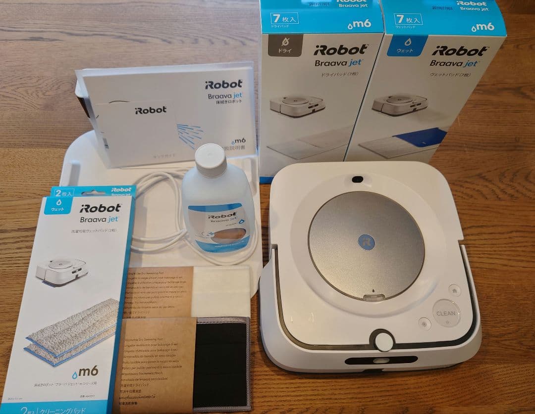 ブラーバジェットm6 本体・パッド、洗剤セット