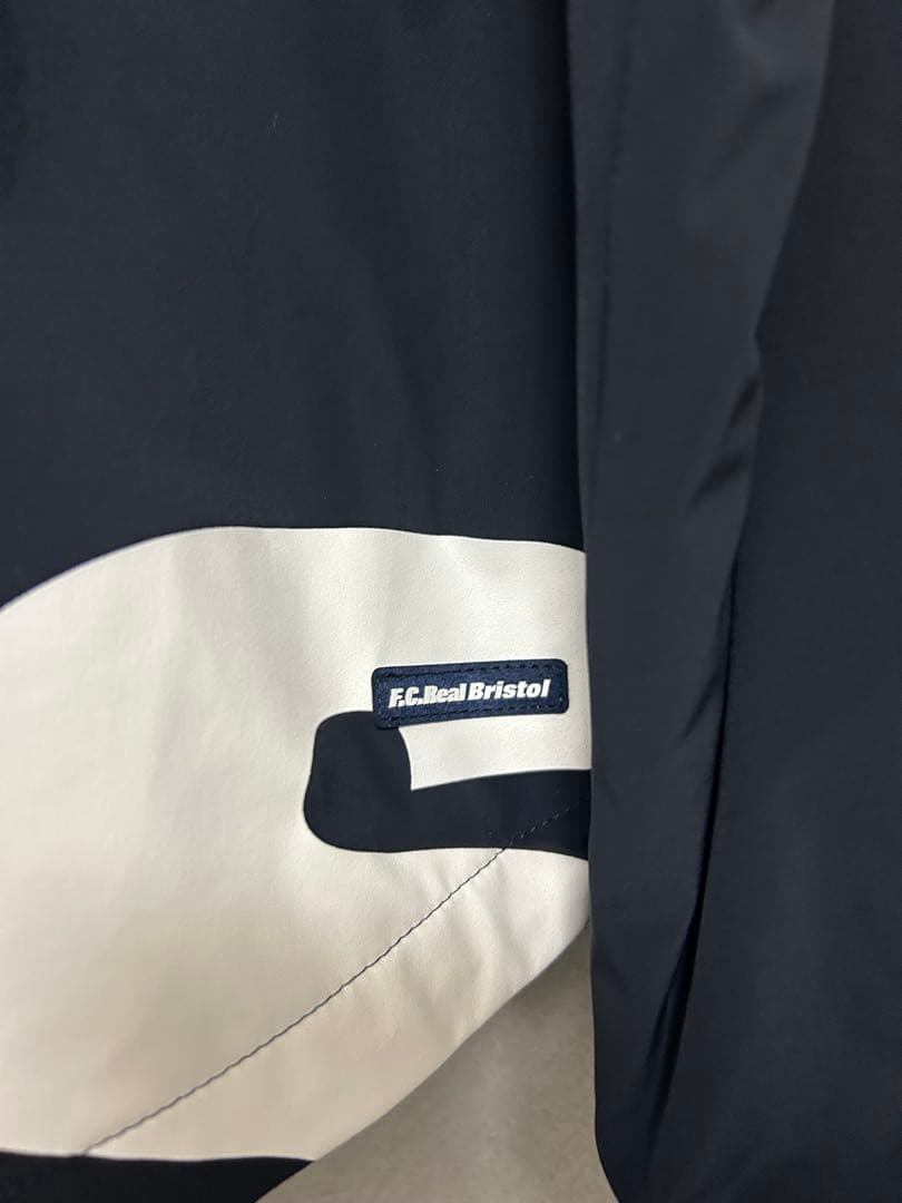 り*た様 FCRB LYCRA BIG LOGO ZIP UP BLOUSON