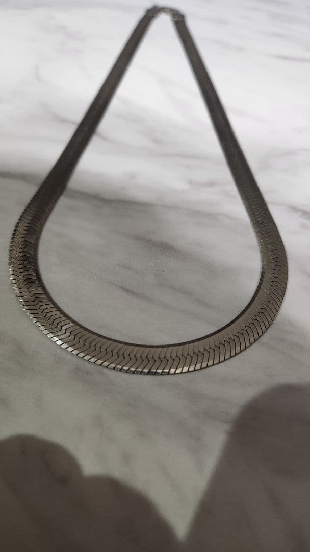 破格 Vintage 925 8mm Flatchain Necklace