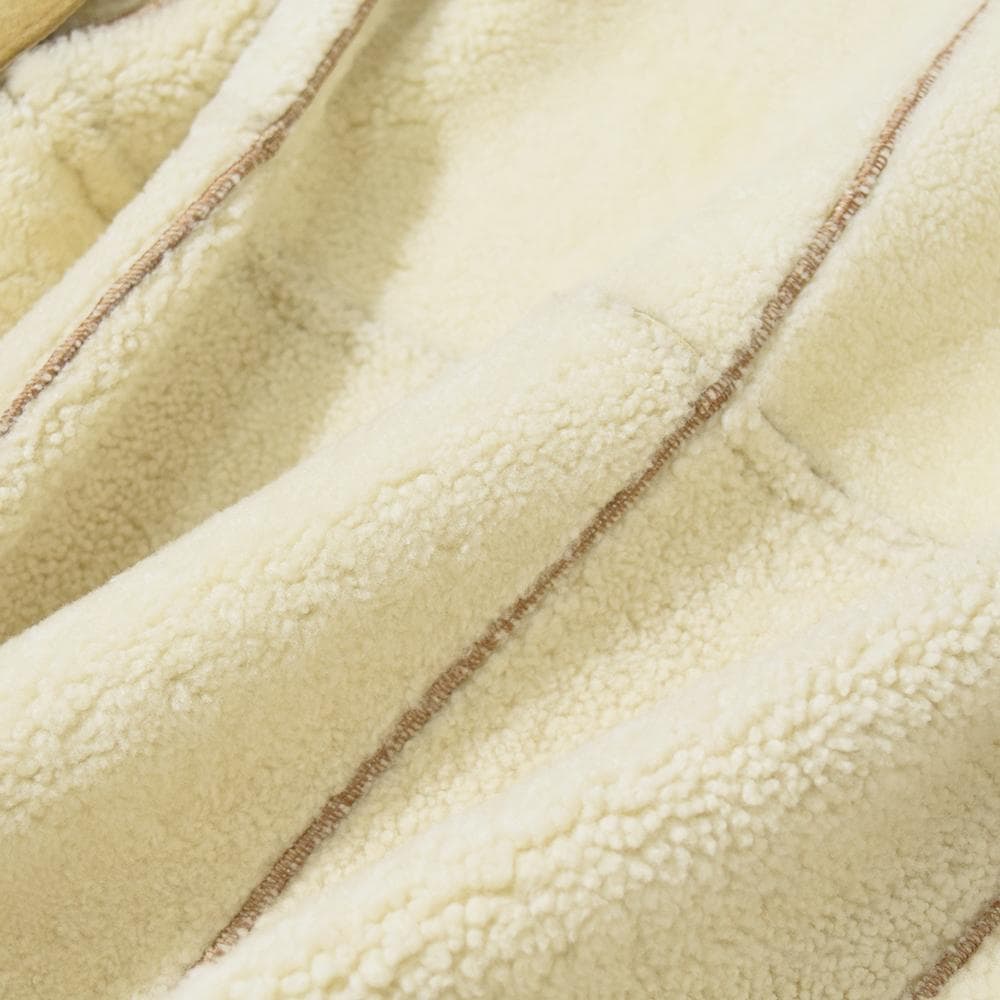 イタリア製 ENRICO MANDELLI 高級ベビーラム ムートンコート 50