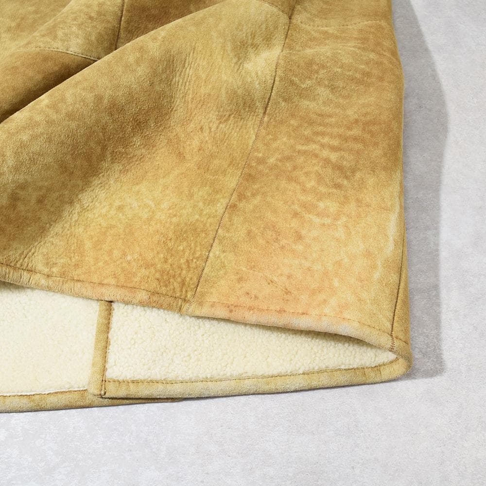 イタリア製 ENRICO MANDELLI 高級ベビーラム ムートンコート 50