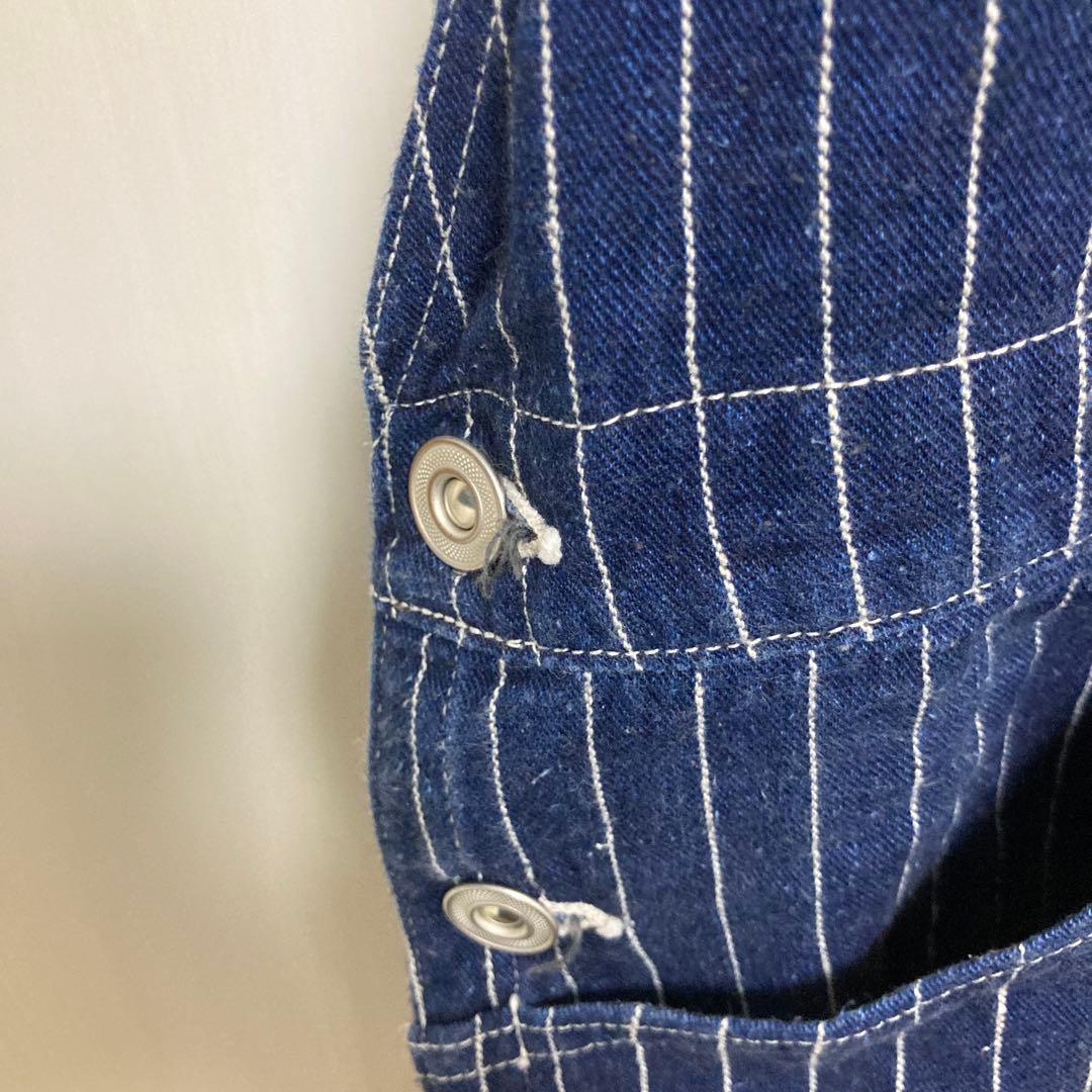 WAREHOUSE ウエアハウス　オーバーオール　LOT1093 ストライプ