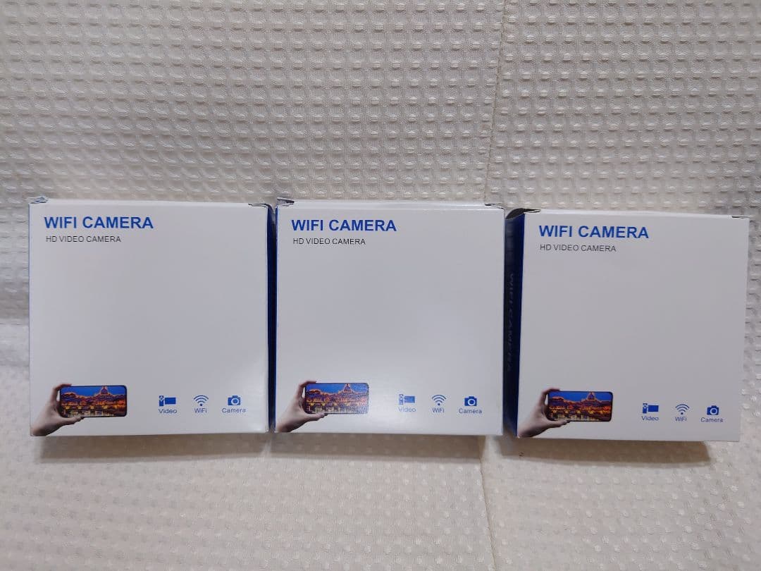 防犯カメラ　３セット　WiFiスマホ対応　新品未使用
WiFi　カメラ３個セット