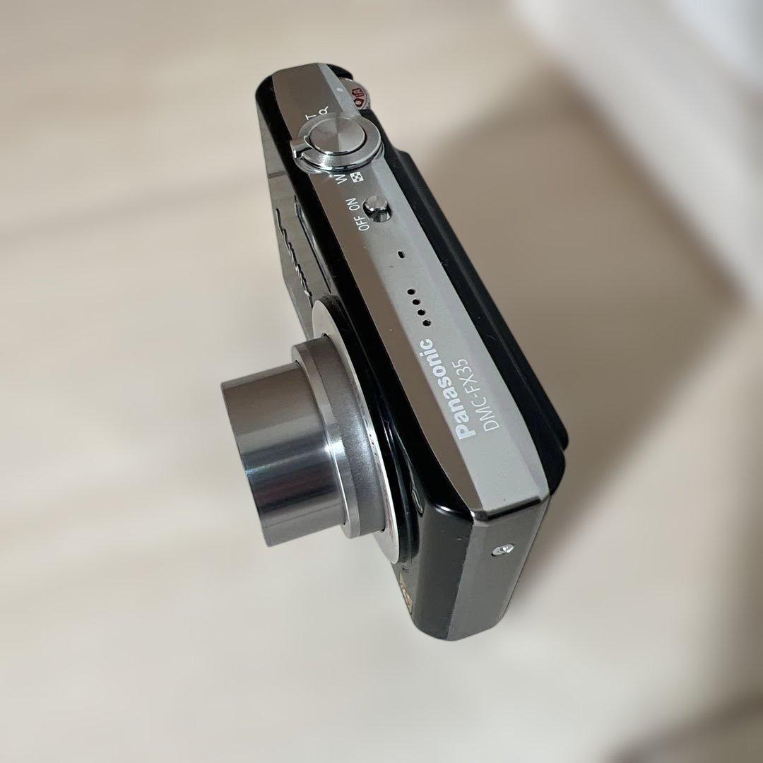 Panasonic LUMIX DMC-FX35デジカメ 黒 ケース 充電器付き