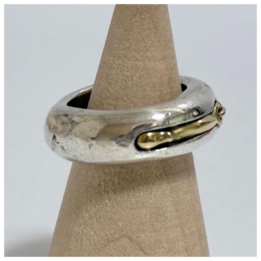 MARS マーズ シルバー925 K18 コンビ リング