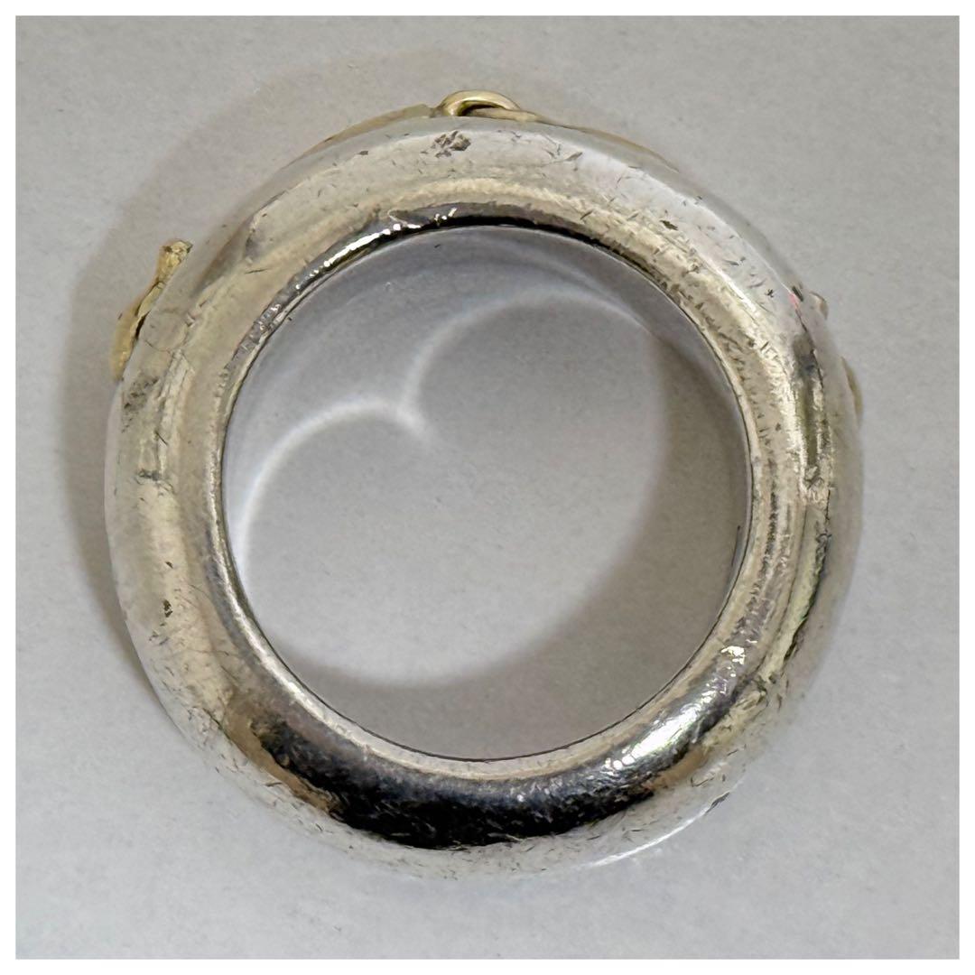 MARS マーズ シルバー925 K18 コンビ リング