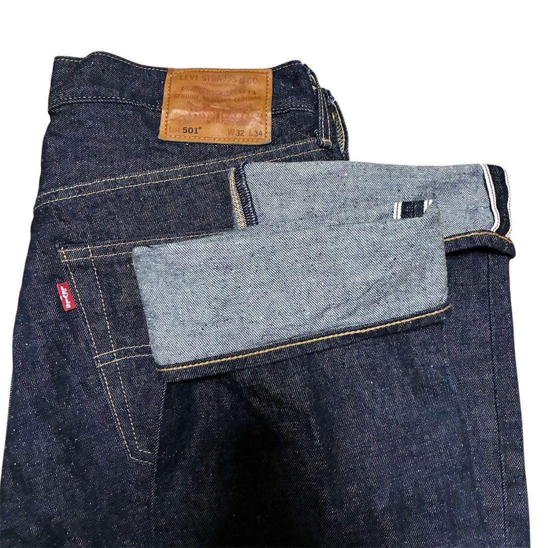 極美品✨リーバイス 00501-3516 赤耳 濃紺 bigE W32 革パッチ