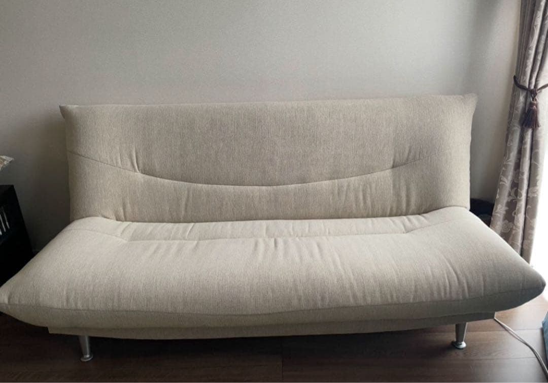 ソファ ソファベッド 大塚家具 エスポワール 白 195cm幅