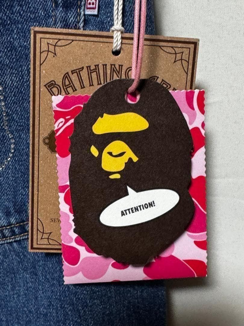 アベイシングエイプ クリスタルエイプヘッドフレアデニムパンツ サイズM 新品