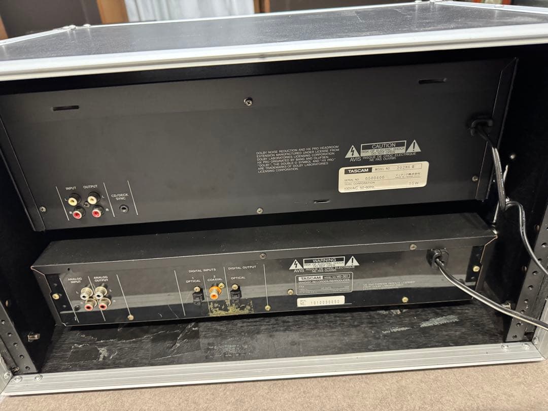 TASCAM 202 MK III & MD-301 デッキ