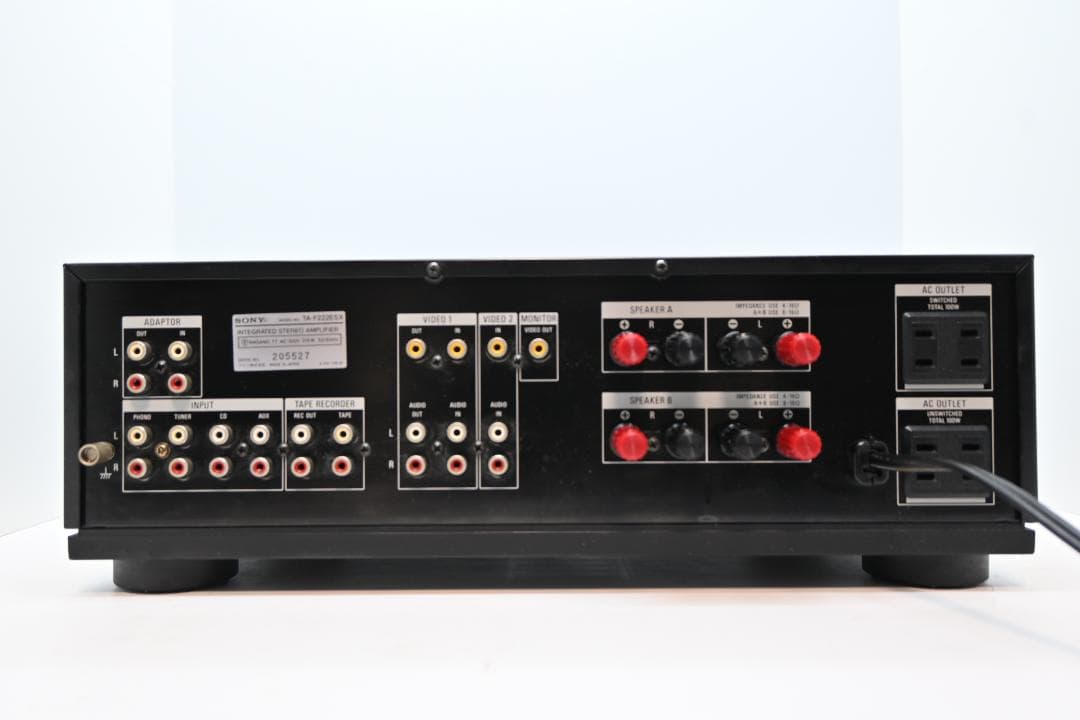 ＳＯＮＹ　プリメインアンプ　ＴＡ－Ｆ２２２ＥＳＸ　【整備品　動作品　美品】