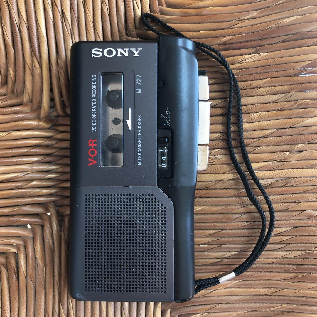 SONY マイクロカセットテープレコーダープレイヤー