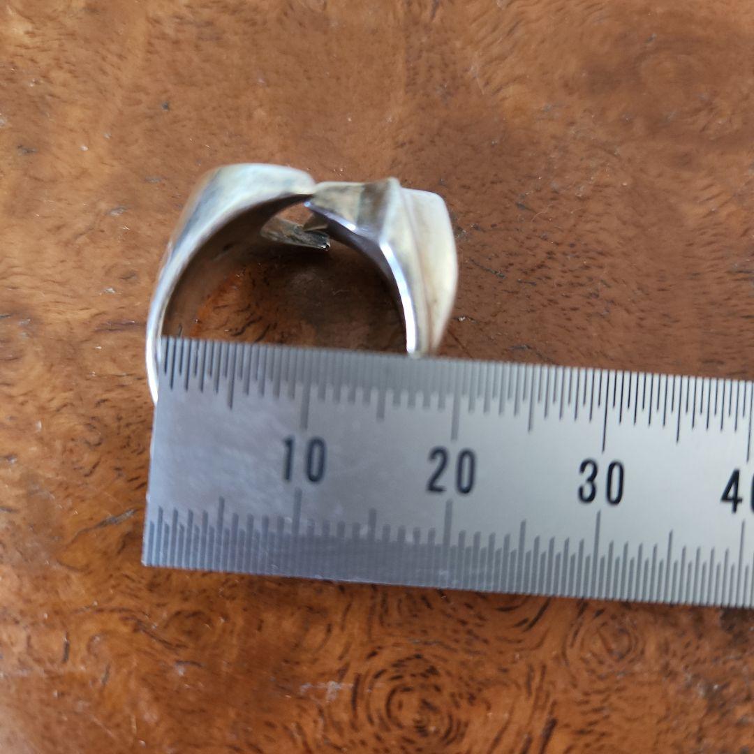 ヴィンテージシルバーアクセサリー　リング/ブローチ [星と月]