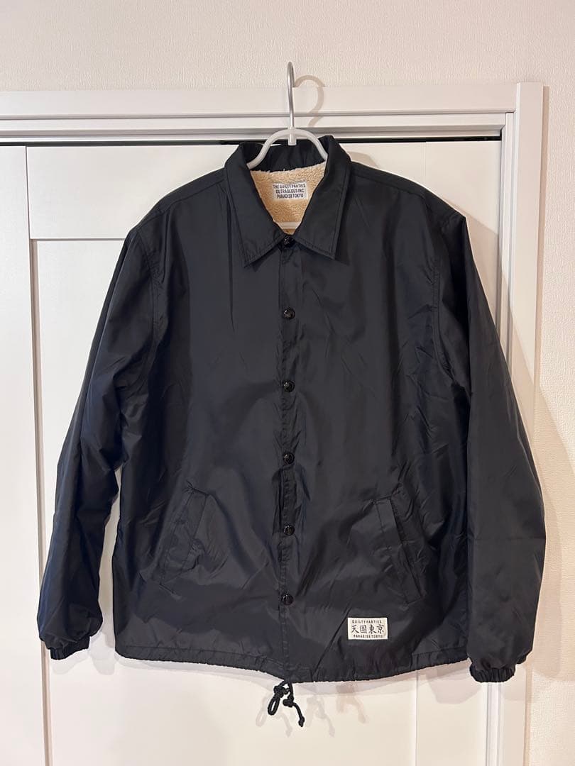 WACKOMARIA コーチジャケット ブラック M ワコマリア